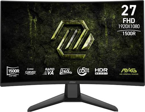 [MAG 274CF X24] MSI MAG 274CF X24 - Curved Screen - 27" - 1980 x 1080 - VA - HDMI / DisplayPort