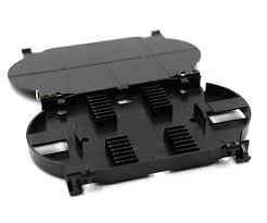 [NEF-SPL-12F] Nexxt Solutions Infrastructure - Fiber-optic splice tray - ABS plastic - Black - Bandeja de fusion 12