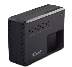 RUPR604 - CDP R-UPR604 UPS interactivo CDP de 600VA/300Watts con 4 terminales de salida Nema 5-15R con respaldo/AVR y supresión de pico